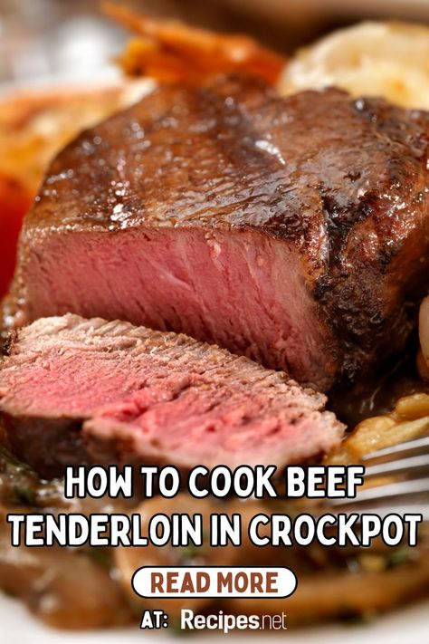 Learn How to Cook Beef Tenderloin in Crock Pot! Explore our tenderloins beef recipe for a flavorful meal. Perfect for crockpot recipes and crockpot freezer meals, this dish offers convenient crock pot ideas for busy days. Enjoy beef tenderloin recipes that are meals high in protein, making it a satisfying choice for any occasion. Visit Recipes.net for more cooking tips and tricks in making your favorite beef dishes! Crock Pot Beef Tenderloin Recipes, Beef Tenderloin Roast Recipes Crock Pot, Beef Tenderloin In Crockpot, Beef Tenderloin Slow Cooker Recipes, Beef Tenderloin Slow Cooker, Beef Tenderloin Roast Crockpot, Slow Cooker Beef Tenderloin Recipes, Tenderloin Tips Recipe Crockpot, Beef Tenderloin Recipes Crockpot Easy