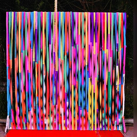 Simple yet colourful photo booth backdrop. Decor by Red Octopus Events, Mangalore Color Run Photo Booth, Pride Photo Booth, Freshman Formal, Booth Backdrops, Red Octopus, Backdrop Decor, Mangalore, Photo Booth Backdrop, Fun Run