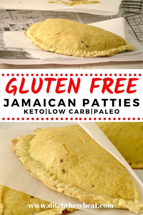 GLUTEN FREE JAMAICAN PATTIES, paleo jamaican patties, coconut flour jamaican patties, grain free jamaican patties, keto jamaican patties, low carb jamaican patties Jamaican Patties Recipe, Portable Meals, Jamaican Patties, No Carb Snacks, Jamaican Beef Patties, Jamaican Patty, Keto Snack Recipes, Healthy Whole Food Recipes, Gluten Free Dinners