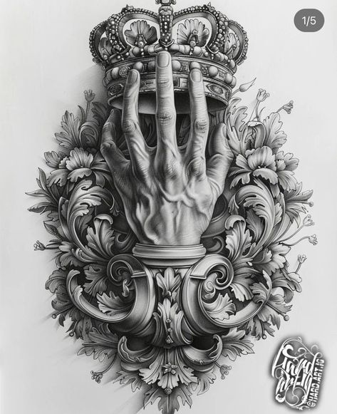 Rococo Tattoo Baroque, Baroque Tattoo Sleeve, Neoclassic Tattoo, Royal Tattoo, Joker Card Tattoo, Baroque Tattoo, Full Neck Tattoos, Small Chest Tattoos, Filigree Tattoo