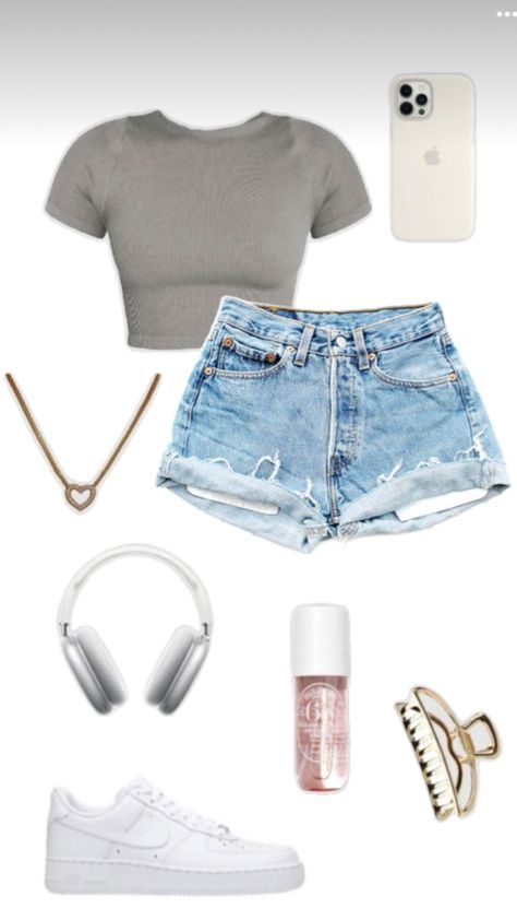 Cut Outfits, Preppy Summer Outfits, Casual Preppy Outfits, Outfit Inspo Casual, Trendy Outfits For Teens, Cute Lazy Day Outfits, Cute Preppy Outfits, Trendy Summer Outfits, Preppy Summer