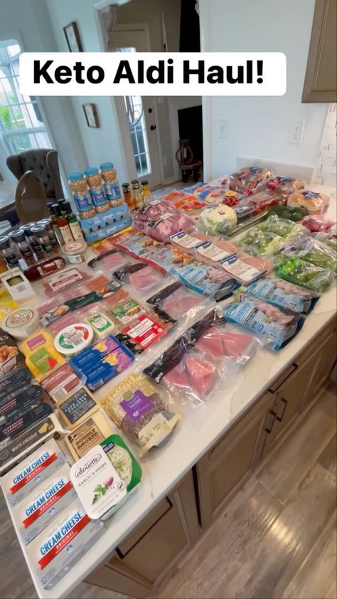 Aldi Grocery Haul, Aldi Keto Shopping List, Aldi Grocery List, Keto Aldi, Aldi Haul, Healthy Grocery Shopping, Aldi Meal Plan, Aldi Recipes, Keto Shopping List