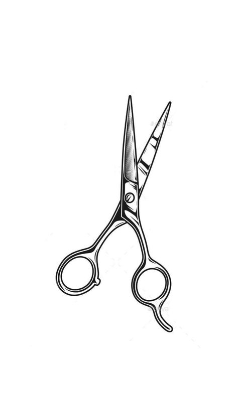 American Traditional Scissors Tattoo, Barber Tattoo Ideas For Women, Scissors Tattoo Simple, Hairstylist Scissor Tattoo, Two Scissors Tattoo, Simple Scissor Tattoo, Dog Grooming Scissors Tattoo, Hairstylist Shears Tattoo, Barber Scissors Tattoo