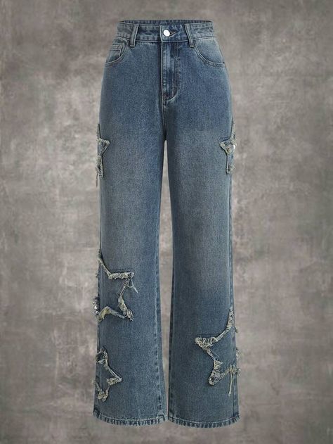 Grunge Pants, Unique Jeans, Clothing Haul, Patterned Jeans, Jeans Cargo, Yellow Shirts, Grunge Punk, Star Jeans, Jeans Online