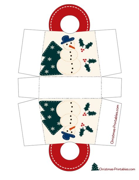 christmas goodie bag printables | This Christmas bag is decorated with image of a snowman standing by a ... Christmas Templates Free Printable Gift Boxes, Gift Bag Templates, Printable Gift Bags, Christmas Goodie Bags, Printable Boxes, Box Templates, Printable Box, Free Printable Gifts, Dollhouse Christmas