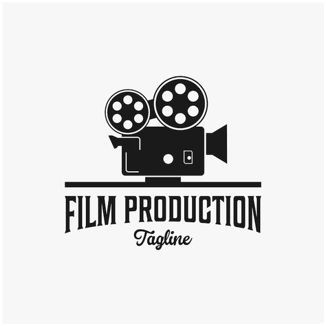 Studio film production logo design | Premium Vector #Freepik #vector #movie-logo #film-reel #film-logo #film Film Production Logo Design, Film Production Logo, Production Logo Design, Film Company Logo, Logo Film, Production Logo, G Logo Design, Cherry Blossom Watercolor, Movie Logo Design