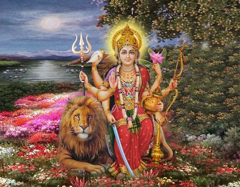 Maa Durga Pic Durga Picture, Durga Kali, Aadi Shakti, Happy Navratri Images, Shakti Goddess, Durga Images, Shiva Parvati Images, Hindu Goddess, Kali Goddess