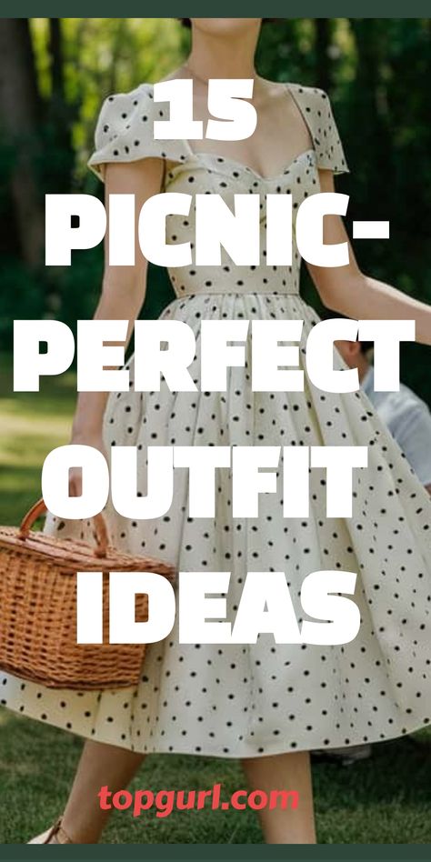 15 Picnic-Perfect Outfit Ideas to Elevate Your Al Fresco Style . Picnic Dresses Outfits, Dress For Picnic Outfits, Picnic Style Outfit, Picnic Outfits Aesthetic, Company Picnic Outfit, Outfits Para Picnic, Picnic Dress Ideas, Picnic Outfit Ideas Casual, Outfit For Picnic