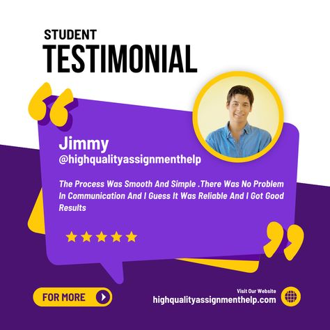 Thank you Jimmy for sharing this feedback with us. It sounds like you had a really satisfying experience with our team. We appreciate your time and hope to see you again soon! #testimonials #testimonialateam #atestimonialstory #feedback #review #reviews #studentsfeedback #testimonial #like #instagram #instagood #thankyou #assignment #assignmentsuk #assignmenthelp #testimonial #testimonialfriday Testimonial Poster Design, Social Media Testimonial Design, Testimoni Design, Testimonial Design Layout, Testimonials Layout, Linkedin Design, Testimonial Design, Tutoring Flyer, Booklet Layout