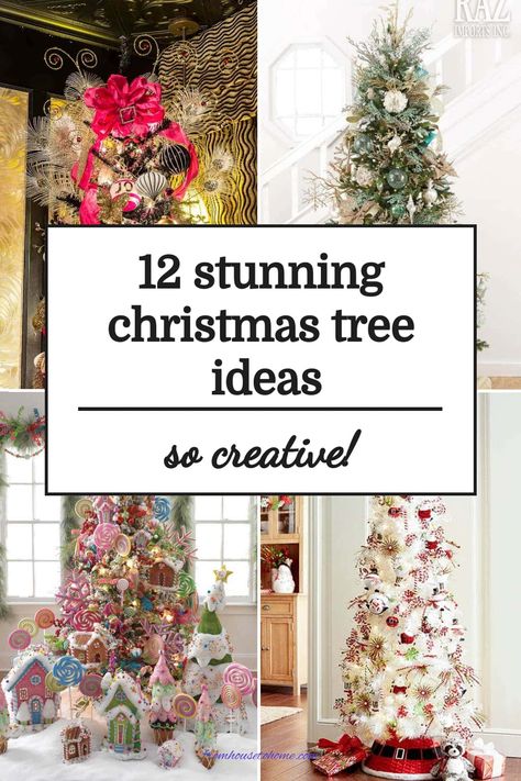 12 stunning Christmas tree ideas (so creative!) Themed Trees Christmas, Bird Christmas Tree Theme, Xmas Tree Themes, Christmas Pictures With Lights, Christmas Tree Theme Ideas, Tree Theme Ideas, Porch Christmas Tree, Peacock Christmas Tree, Xmas Decor Ideas