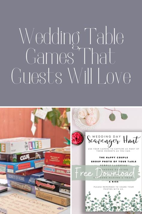 47 Wedding Table Games That Guests Will Love - Fun Party Pop Game Theme Rehearsal Dinner, Board Game Wedding Reception, Wedding Table Entertainment, Rehearsal Dinner Games, Indoor Wedding Games, Wedding Personal Touches, Board Game Wedding, Reception Entertainment, Wedding Table Games