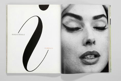 Vogue Italia Fashion Magazine Typography, Fabien Baron, Italian Vogue, Fashion Editorial Layout, Fashion Magazine Layout, Lookbook Design, Graphics Layout, Magazine Layout Design, Print Layout