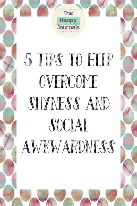 Being shy and socially awkward is tough. Trust me, I know. Sometimes even boring social situations can feel like truly awkward situations. Knowing how to be true to yourself and talk to people are big shy people problems. You may never stop being shy. But you can transform yourself and start spreading happiness while you're at it. How To Be Sociable, How To Be Socially Confident, How To Stop Being Shy Tips, How To Stop Being Shy And Awkward, How To Stop Being Socially Awkward, How To Stop Being Awkward, How To Be Less Socially Awkward, Being Socially Awkward, Stop Being Shy