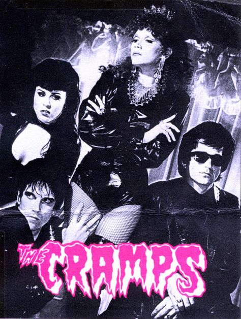 The Cramps Dark Wave, Goth Bands, Horror Punk, Punk Poster, The Cramps, Arte Punk, Punk Rock Bands, Rock N’roll, Concert Poster