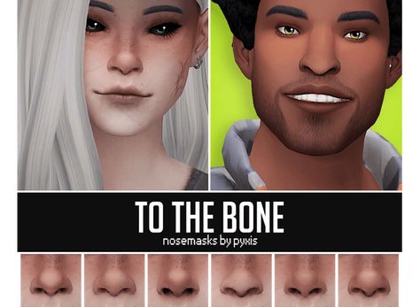 Sims 4 TO THE BONE NOSEMASKS Sims 4 Pyxis Cc, Taemin Move, Cc Skin, Sims 4 Cc Shoes, Sims 4 Mm Cc, Skin Details, Nose Mask, Sims 4 Cc Skin, Sims 4 Mm