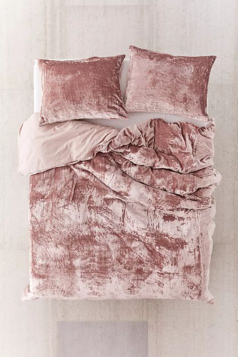 Bedding: Duvet Covers, Beddings Sets + Quilts | Urban Outfitters Bedding Green, Duvet Covers Urban Outfitters, Velvet Duvet Cover, Velvet Bedding Sets, Velvet Duvet, Ultra Luxury, Full Duvet Cover, Velvet Bed, Boho Bedding