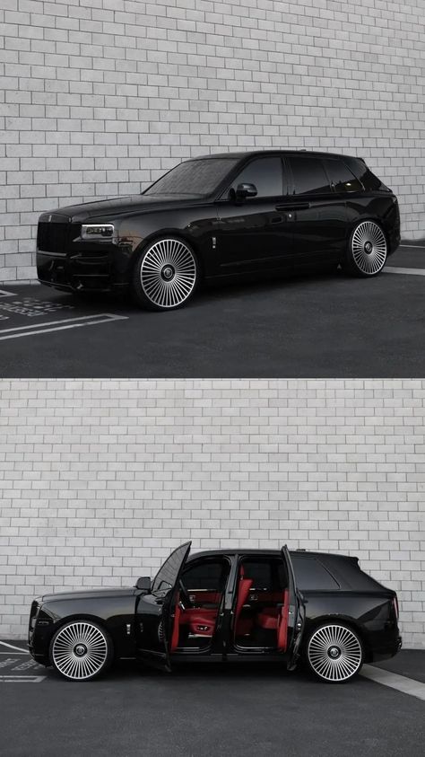 All Black Rolls Royce Cullinan, Rolce Royce Suv, Cullinan Rolls Royce, Rose Royce Car, Black Rolls Royce, Wallpaper Rolls Royce, Rolls Royce Suv, Phantom Rolls Royce, Rolls Royce Ghost Black