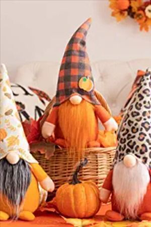 Gnomes for Halloween Fall Dec, Fall Elements, Fall Decorations For Home, Fall Gnomes, Elf Decorations, Cute Gnomes, Thanksgiving Projects, Colors Of Autumn, Harvest Thanksgiving