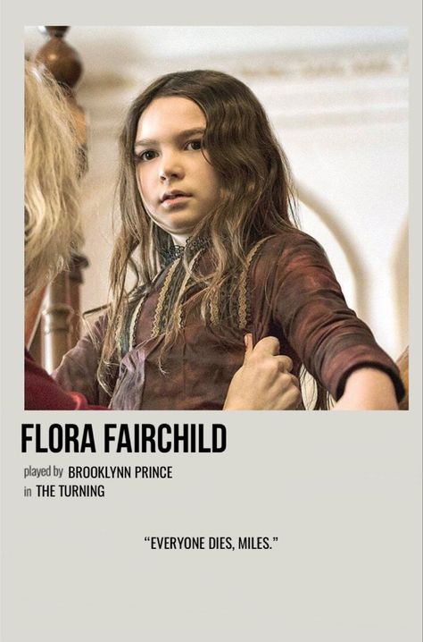 Miles And Flora Fairchild, The Turning Movie Poster, The Turning Poster, Flora Fairchild, The Turning Movie, Miles Fairchild Wallpaper, Brooklyn Prince, Teen Movies, Cast Stranger Things