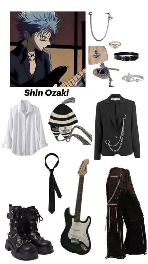 Anime/Manga: Nana Charakter: Shin Ozaki Nana Art, Nana Clothes, Shin Nana, Alternative Subcultures, Art Outfits, Back To School Outfits, Character Outfits, Visual Kei, Anime Outfits