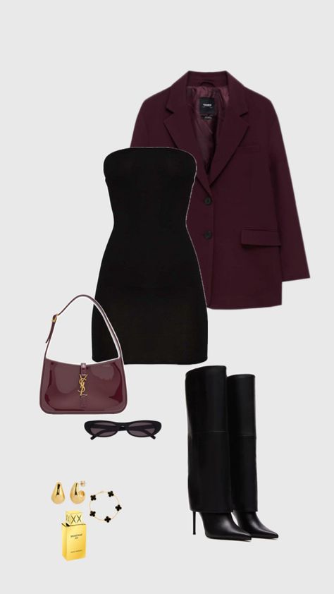 #fall #partyoutfit #party #sexyoutfit Semi Formal Mujer, Chic Dress Classy, Office Casual Outfit, Stylish Work Attire, Classy Work Outfits, Cute Everyday Outfits, Looks Style, Teen Fashion Outfits, Elegant Outfit