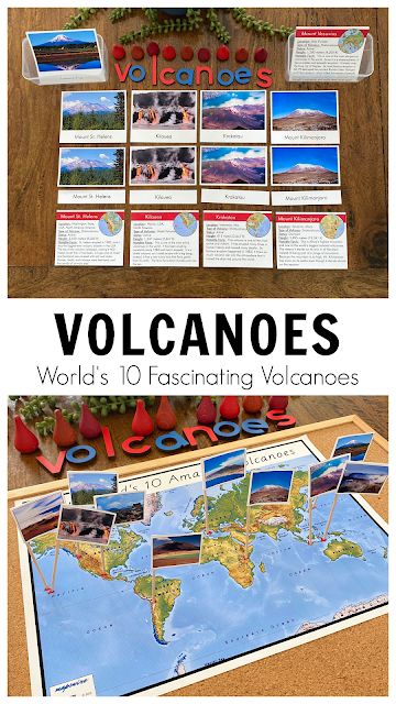 Volcanoes for kids - Top 10 Fascinating Volcanoes in the World Volcano Learning Activities, Volcanos For Preschool, Volcano Lessons For Kids, Volcano Montessori, Volcano Activities For Kids, Volcanoes For Kids, Volcano Unit Study, Volcano Project For Kids, Volcano For Kids