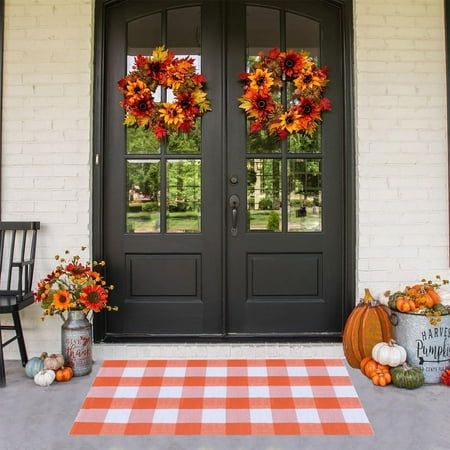 Fall decorations porch