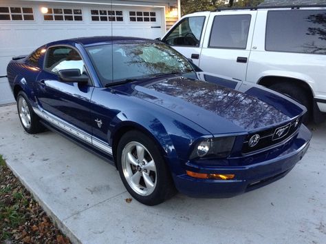 05 Mustang, 2009 Mustang, Mustang Interior, Handmade Gifts For Girlfriend, Blue Mustang, 2009 Ford Mustang, Project Cars, 45th Anniversary, Car Ideas