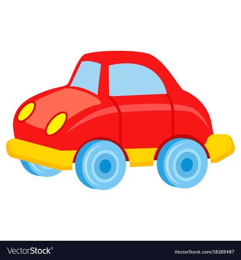 Toy Car Illustration, Cars Topper, Toys Cartoon, Car Themed Parties, Cartoon Toys, Car Themes, Christmas Train, Car Illustration, Car Cartoon