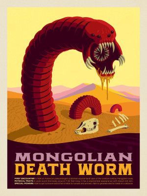 Mongolian Desert, Myths & Monsters, Mythical Monsters, Gobi Desert, Groups Poster, Anderson Design Group, Megaman X, Large Intestine, Classic Monsters