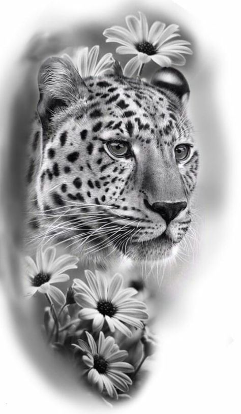 Tattoo Leopard, Big Cat Tattoo, Jaguar Tattoo, Lioness Tattoo, Leopard Tattoos, Lion Head Tattoos, Tiger Tattoo Design, Lion Tattoo Design, Chicano Art Tattoos