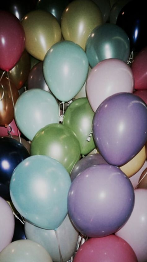 Balloons 🎈 Aesthetic Birthday Balloons, Bday Party, Party Time, Minion, Just In Case, Different Colors, Mood Board, Balloons, Happy Birthday