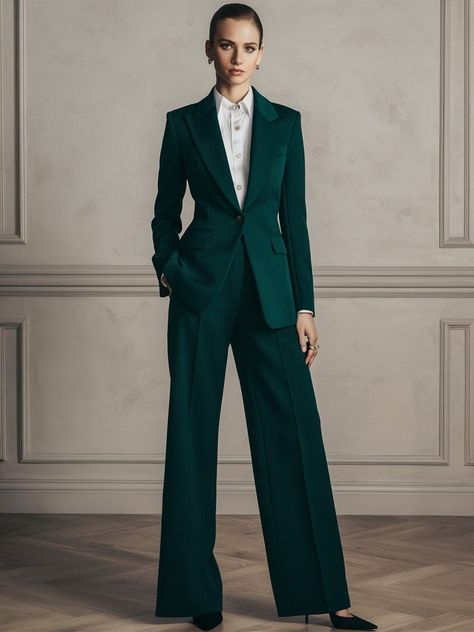 15 Emerald Green Outfit Ideas for Women to Make You Feel Like a Gem 3 Green Outfit Ideas For Women, Emerald Green Outfit Ideas, Emerald Green Outfit, Green Outfit Ideas, Vintage Revival, Outfit Ideas For Women, Chic Blazer, Professional Wardrobe, Power Dressing