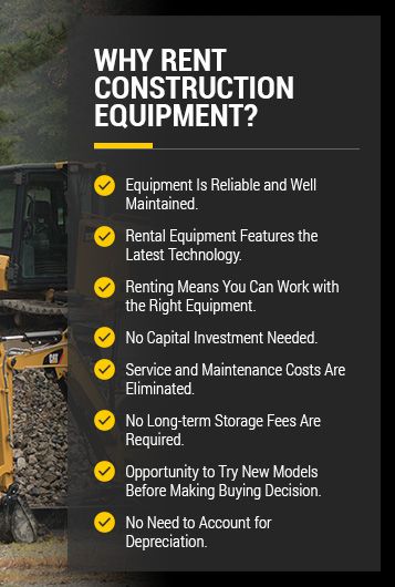 Why Rent Equipment Rental Equipment Business, Buying Vs Renting, Heavy Construction Equipment, Creative Website Design, Creative Website, Construction Business, Capital Investment, Rental Company, Construction Equipment