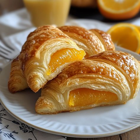 Did you grab one yet before you started your day??  🥐 Homemade  Croissants  🎉🥰 filled with zesty orange and sweet vanilla syrup, they're perfect for any occasion! 🍊🍯  check out italy tasty on instragram Orange Croissant, Grill Cheese, Homemade Croissants, Cheese Croissant, Orange Blossom Honey, Vanilla Syrup, Cheese Sandwich, Grilled Cheese Sandwich, Grilled Cheese