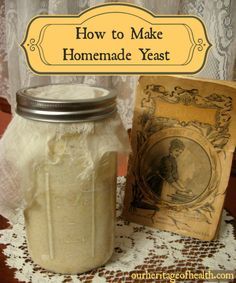 Homemade Yeast, Yeast Packet, Homemade Dry Mixes, Yeast Starter, Natural Yeast, On Period, Artisan Breads, Homemade Pantry, Dry Mixes