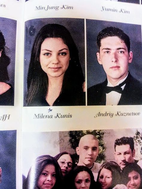 Mila Kunis ( personal photo ) 
Fairfax High School yearbook 
Los Angeles, CA - Class of 2001 
shared to groups 8/23/24 School Yearbook Photos, Photo Yearbook, Group Of 8, High School Yearbook, Yearbook Photos, School Photo, School Yearbook, Mila Kunis, Family Album