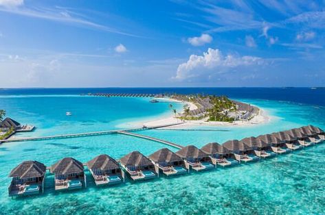 Maldives Landscape, Luxury Tropical Resort, Underwater Restaurant, Aerial Landscape, Water Villa, Under The Ocean, Maldives Resort, Travel Finds, Tropical Resort