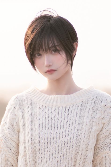 Haircut Inspired, Pixie Tattoo, Short Hair Tomboy, Pixie Bob Haircut, Girls Short Haircuts, Asian Short Hair, Mikasa Ackerman, Shot Hair Styles, Hair Reference