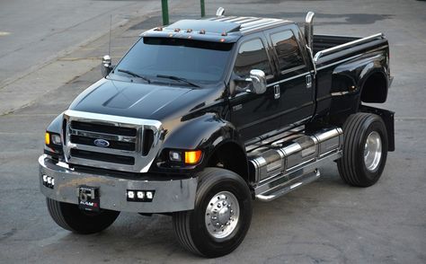 Ford F-650.    http://ford.com/commercial-trucks/f650-f750/ F650 Trucks, Truck Accessories Ford, Big Ford Trucks, Ford F650, Ford Suv, Super Duty Trucks, Jacked Up Trucks, Classic Pickup Trucks, Ford Pickup Trucks