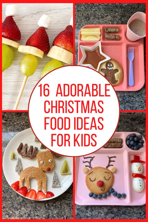 Christmas Dinner For Kids Food Ideas, Christmas Themed Lunch For Kids, Christmas Packed Lunch, Christmas Theme Lunch For Kids, Kids Christmas Meal Ideas, Christmas Lunch Box Ideas, Christmas Lunch For Kids, Kids Christmas Lunch, Christmas Lunch Ideas For Kids