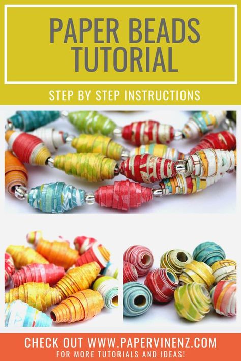 Paper beads diy