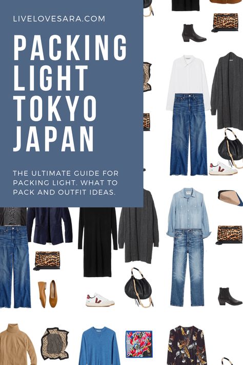 Packing Light Japan Fall, Japan Fashion Winter Outfits, Tokyo Packing List Fall, Tokyo Japan Travel Outfits Winter, What To Pack For Tokyo In Spring, Japan Capsule Wardrobe Spring, What To Wear In Tokyo Fall, Tokyo In March Outfits, Fall Tokyo Outfit