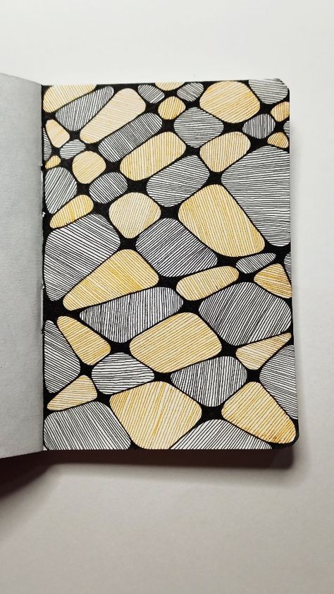 Instagram Meditative Drawing, Mid Century Modern Painting, Zentangle Artwork, Zen Doodle Art, Doodles Zentangles, Bullet Journal Art, Doodle Art Designs, Art Drawings Sketches Creative, Doodle Sketch