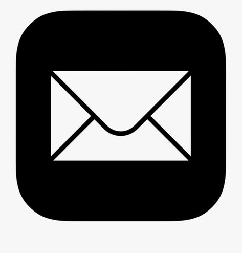 Email Logo Icon, Email Icon Png, Phone Makeover, Square Png, Png Black And White, Email Icon, Phone Organization, Phone Icon, Iphone Icon