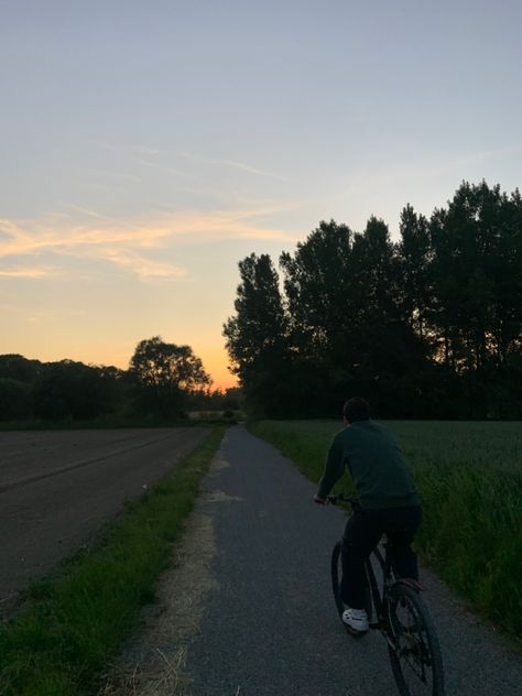 Bike Sunset, Road Aesthetic, With Boyfriend, Bike, Sun, Road, Collage, Pins, Quick Saves