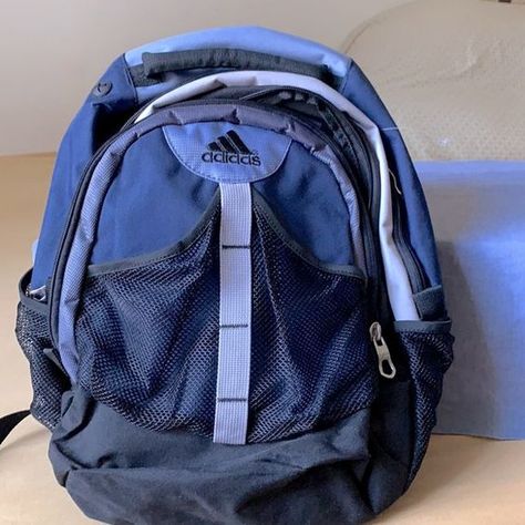 Adidas Backpack Aesthetic, Blue Backpack Aesthetic, Y2k Backpack, Vintage Prada Bag, Adidas Bag, Nike Backpack, Adidas Backpack, Aesthetic Backpack, Adidas Bags