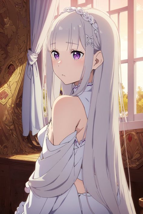 Purple Romance Aesthetic, Re Zero Emilia Icon, Re Zero Emilia, Rezero Emilia, Overlays Tumblr, Romance Aesthetic, Zero Wallpaper, Anime Cover Photo, Anime Wallpaper Phone