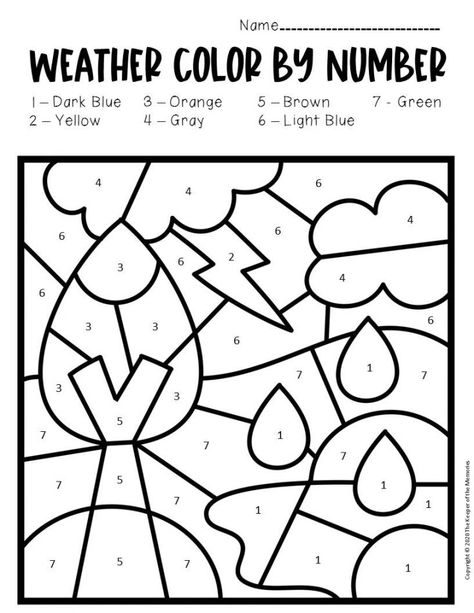 Color by Number Weather Preschool Worksheets Thunderstorm Tornado Craft, One Punch Man Wallpapers, Tornado Gif, Weather Activities Preschool, Weather Activities For Kids, Seasons Preschool, Weather Worksheets, Preschool Weather, Math Mystery Picture