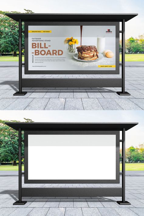 Outdoor Advertising Design, Outdoor Advertising Billboard, Advertising Stand, Fur Clothes, Advertising Billboard, Outdoor Advertising Mockup, Graphic Design Mockup, Billboard Mockup, Design Mockup Free